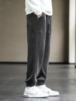 Nuevos Pantalones De Corduroy Para Hombre Otoño Invierno Estilo Callejero Holgado Casuales Pantalones De Jogger Talla plus Hasta 8XL - details 28