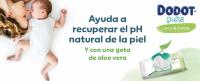 Dodot Toallitas Pure Calma & Protege Aloe Vera para Bebé 828 Toallitas (18 Paquetes de 46 Toallitas), Ayuda a restaurar el pH natural de la piel, una gota de Aloe Vera. - details 0