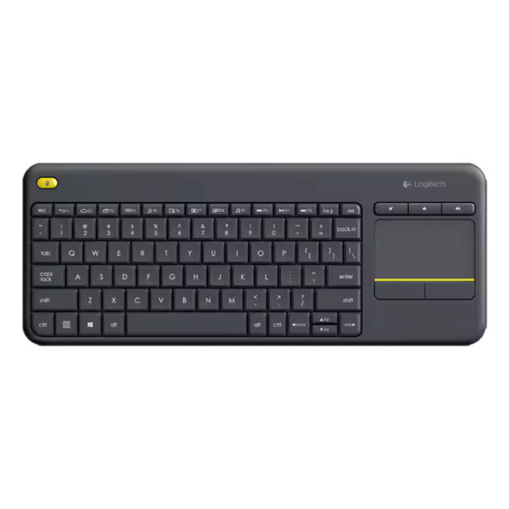 Logitech K400  Teclado Inalámbrico con Touchpad Negro - 1