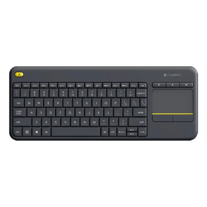 Logitech K400  Teclado Inalámbrico con Touchpad Negro - 1