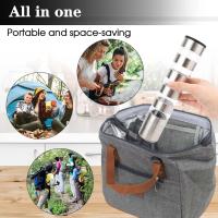 Om Home Salero 5 en 1 con molinillo - ideal para la cocina y para acampar - 5 piezas - details 1