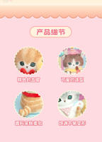 Muñeco De Peluche Gato De La Serie De Fiestas Mofusand 20cm Kawaii Juguete De Cosplay Animal De Peluche Para Niños Decoración Regalo Para Adultos - details 11