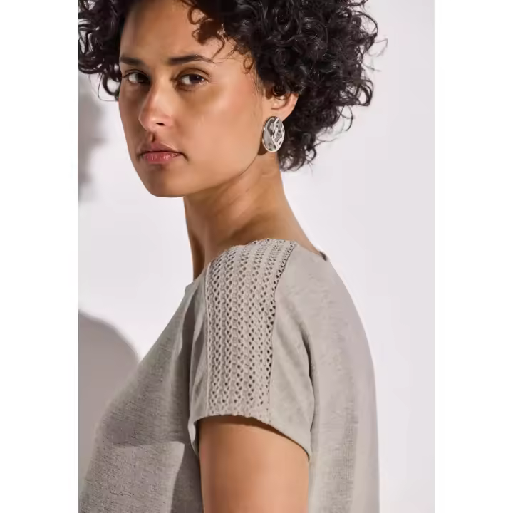 Street One Mod. PS323146 - Camsieta hombro caido con detalle de encaje para mujer - 1