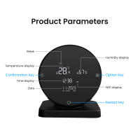 Sensor De Temperatura Y Humedad Inteligente AVATTO Tuya WiFi Control Remoto IR Compatible Con Alexa Y Google Home - details 21