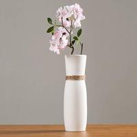 Cerámica blanca Jarrones, moderno único cuerda florero para Decoración el hogar Sala Oficina cocina ornamento - details 3