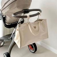 Versatile Canvas Parent Bag - Spacious Diaper & Youngsters Essentials Organizer with Multiple Carry Options, Perfect for Moms on the Go Gl - details 4