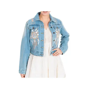 Chaqueta vaquera mujer con dibujos Envío Gratis* Miravia