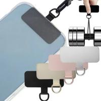 Lanyard De Teléfono Metálico Universal Goma De Parche Sujeción Para Tarjetas Y Celular Correa De Colgaje Tamaño Approx 47*20mm Unisex - details 0