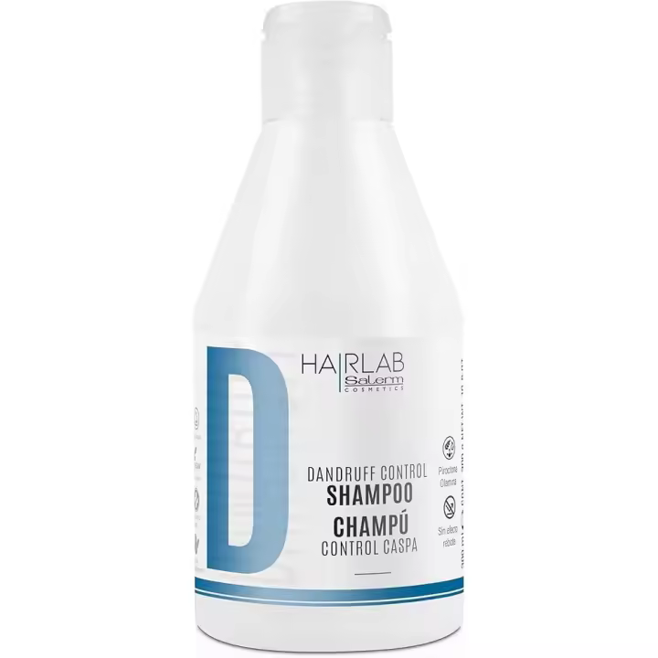 CasaSofia- SALERM COSMETICS- Champú Anticaspa - Champú Control Caspa Hair Lab - 300 ml. / 1200ml.  - Frena la Aparición de Caspa - Alivia Irritaciones y Picores del Cuero Cabelludo - Sin Parabenos,  Vegano - 1