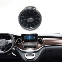 Salida De Aire Acondicionado Negro Brillante Para Coche Delantera Para Mercedes Benz V Class W447 Vito V250 V260 2014-2021 Instalación De Aire Acondicionado Plástico ABS - details 0