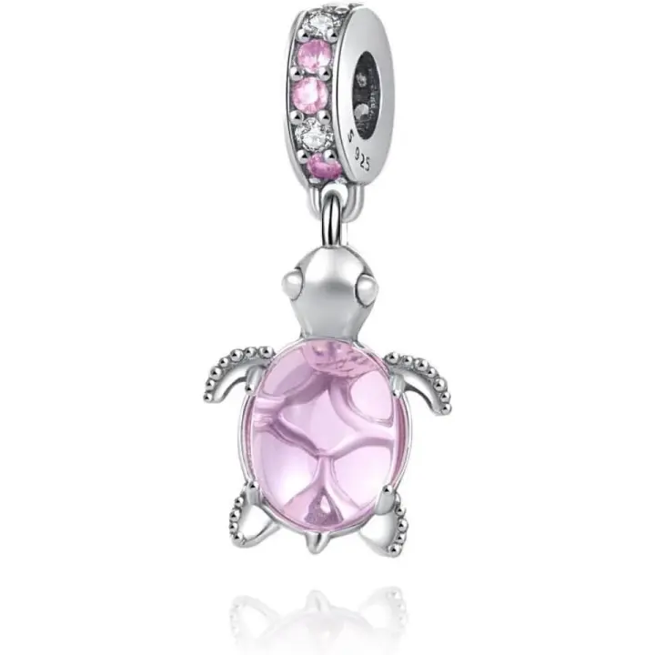 Dijes de plata esterlina para pulseras Dijes de animales Dijes con sello distintivo S925 Compatible con todas las pulseras de estilo europeo Regalo para mujer - 1