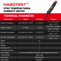 HABOTEST HT62 4-en-1 Termómetro Y Higrómetro Digital Portátil Medidor De Temperatura Y Humedad Pluma Para Uso Doméstico - details 3