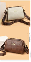 Bolso Bandolera De Cuero Genuino De Alta Calidad Para Mujer Estilo Designer Marca Kangaroo Lujo Suave Cremallera Y Bolsillos Internos - details 3