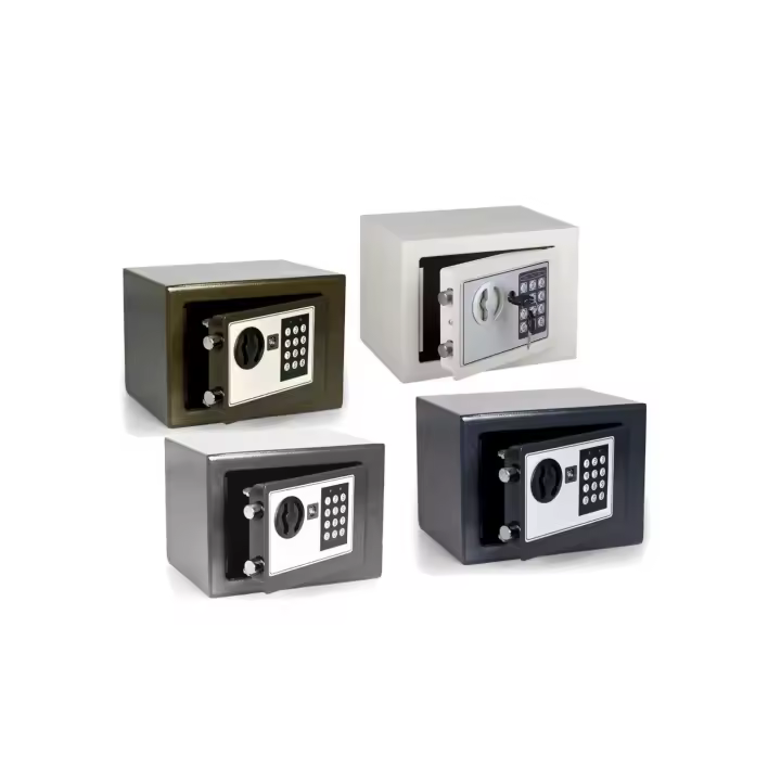 Caja fuerte electrónica de la batería de la tienda de Mediawave con la combinación numérica y la Llave doble - 1