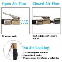Adaptador De Conector De Válvula De Neumáticos Para Coche Tampa De Inflador De Aire De Latón 6/8mm Libera Rápida Clip-on - details 2