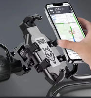 Soporte Universal Para Móvil Con Ocho Garra Para Motocicleta Scooter ATV Bicicleta E-bike Base De Teléfono Móvil De Alta Calidad - details 9