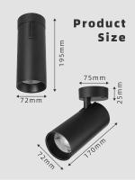 Resaltadores LED Rotativos Para Decoración De Tiendas Y Hogar Luz De Techo Plegable Para Ropa Y Sala De Estar Iluminación Para Calle - details 5