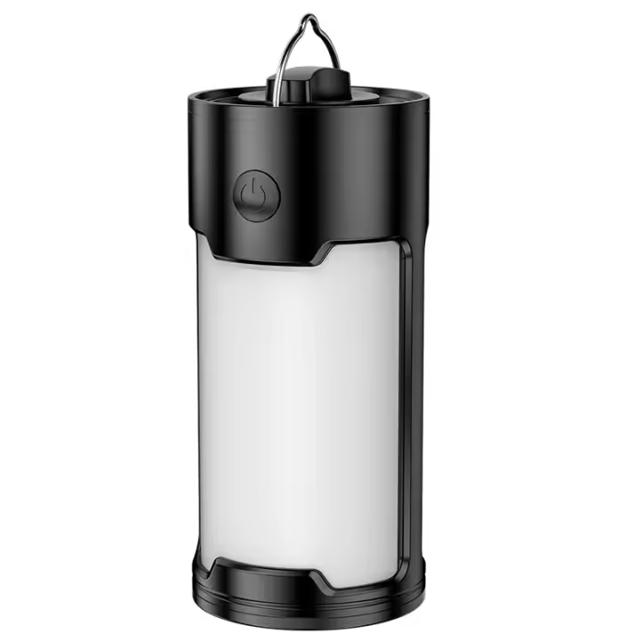 Linterna LED recargable impermeable con gancho, luz de emergencia portátil, ideal para acampar o tienda de campaña - 1
