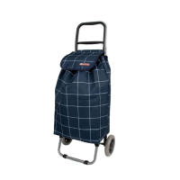 El diseño de celosía de dos ruedas del carrito de supermercado mide aproximadamente 40 L y aproximadamente 95 * 35 * 38 CM. - details 6
