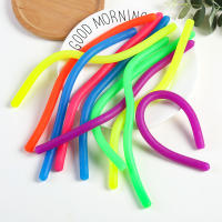 6 Pcs Juguete De Alivio De Estrés Elástico De Goma Suave DIY Noodle Cuerda De Muelle Para Niños Juguete De Deporte Tema - details 8