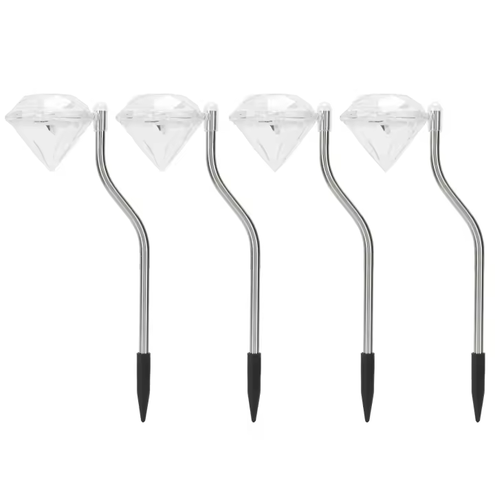 Luces solares LED para exteriores, lámpara de calle impermeable para paisaje, para decoración de jardín, césped y patio - 1