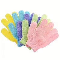 Juego De 3/5/8 Guantes Y Toallas De Nylon Para Exfoliar El Cuerpo Herramientas De Baño Para Mujeres En Clima Frío - details 5