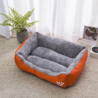 Cama De Invierno Suave Y Cálida Para Perros Y Gatos Grande Mediana Pequeña Resistente Al Agua Con Patrón Cuadrado Colorido Sofá Para Mascotas - details 8