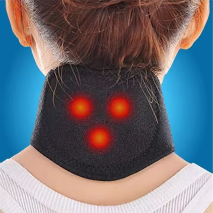 Protección de Cuello que se caliente automáticamente Dolor de Cuello crónico Soporte de Cuello y Cuello para el dolor muscular y de garganta, collarín que se caliente - 1