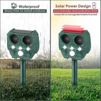 Repelente de zorro ultrasónico, energía solar y disuasión de animales a prueba de agua, linterna y USB recargable - details 3