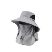 Gorro De Pesca Para Hombres Sombrilla Grande Protección Solar Gorro De Verano Cubrimiento Facial Al Aire Libre Montañismo - details 10