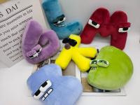 Muñeco De Peluche Alfabeto Inglés 26 Letras Juguete Suave Para Niños Y Niñas Regalo De Navidad Montessori Relleno De Algodón PP - details 53