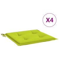 vidaXL Cojines para silla de jardín 4 uds tela 50x50x3 cm Color Gris,  Verde,  Negro y mas Cojín Decorativo de Asiento Cojines de muebles de salon - details 4