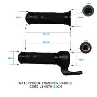 Manillar De Acelerador Para Bicicleta Eléctrica 24V 36V 48V Conector Impermeable Accesorios Para Bicicleta Eléctrica Motor Bafang - details 0