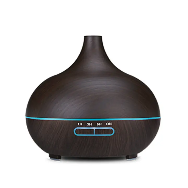 Difusor de aroma, nebulizador ultrasónico de aroma de 550 ml (negro) - 1