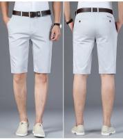 Nuevos Shorts Casuales Para Hombre 2024 5 Colores Verdes Beige Negro Azul Marino Estilo Recto Elásticos Moda Verano - details 20