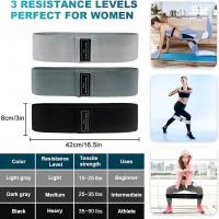 Banda De Resistencia Para Ejercicios De Glúteos Y Caderas Para Mujer Anti Deslizamiento Fabricada En Poliéster Uso Doméstico Y Fitness - details 1