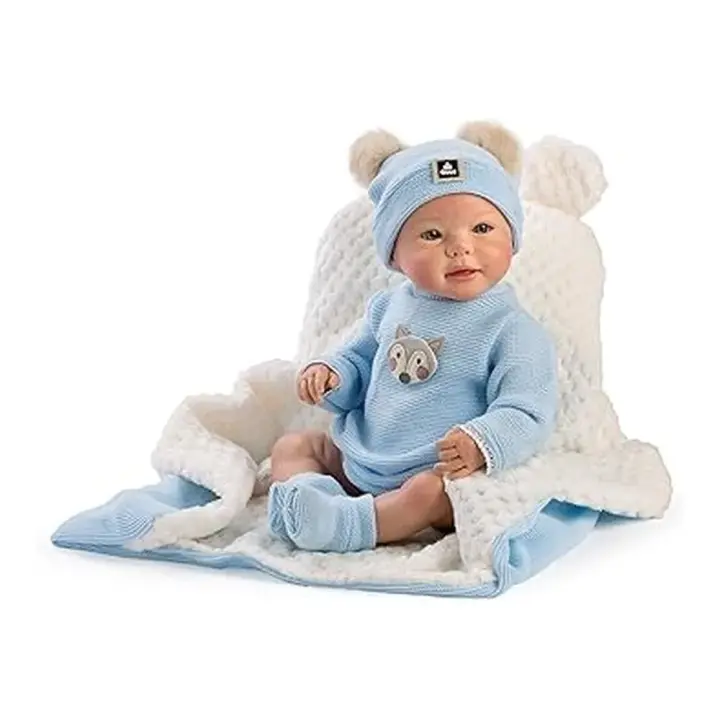 Muñeca Reborn Héctor con Cojín 46 cm Guca 10212 - 1