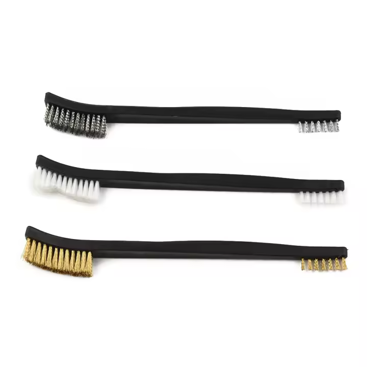 Kit De Cepillo De Acero Inoxidable + Latón + Nylon Para Limpieza Y Polishing De Metal Herramientas Para Eliminar Rusticidad - 1