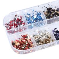 12 Colores De Foils Para Uñas Brillantes Y Elegantes Decoración Con Chips De Aluminio Para Arte De Uñas Kismis Caja Individual - details 4