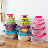 Cajas De Almuerzo Bento Portátiles Para Almacenamiento De Alimentos 5Pcs Organizador De Frutas Y Verduras Rectangular Material Plástico Para Uso Doméstico Y Exterior - details 3