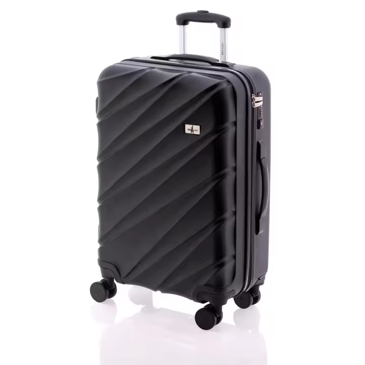 Maleta Grande JOHN TRAVEL 8612 SATURN 71x54,5x30,5 cm - 4 Ruedas 360º - TSA - Resistente al Impacto - Ideal para Viajes Largos. LIGERA 4kg, en material ABS - 1