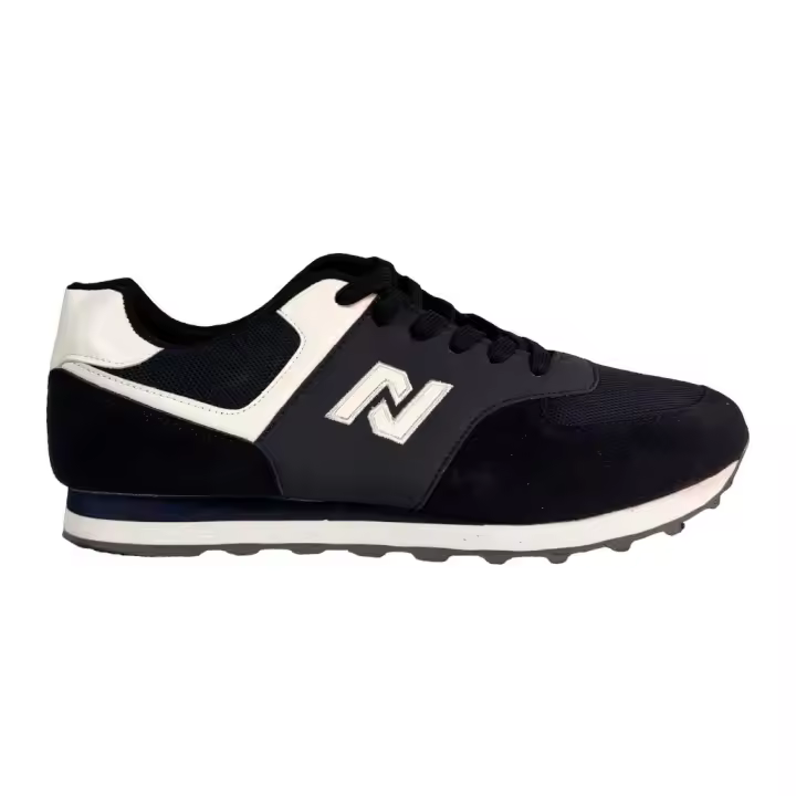 Everlyx - Zapatillas Hombre - Zapatilla de Moda - Lona Azul Marino y Blanco - 1