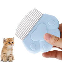 Peine Para Gatos Y Perros Con Cerdas Eliminador De Pelo Y Nudos Abiertos Tela De Mascota Muñeco De Peluche Para Pelo Largo Peine Con Aguja Dedicado - details 0