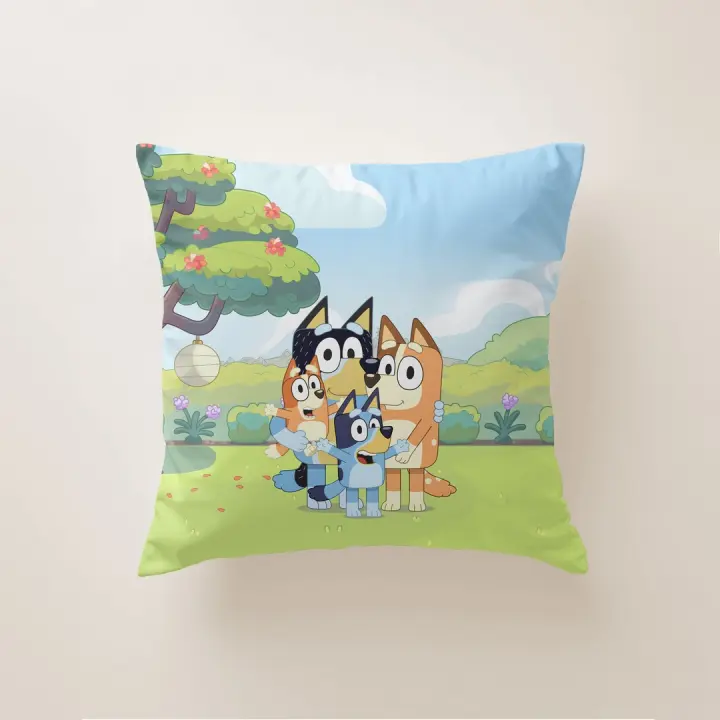 Cojín Infantil BLUEY 45x45 cm con Relleno – Funda Suave y Lavable - 1