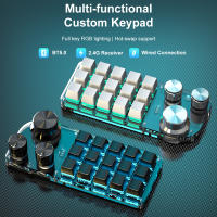 Teclado De Programación Macro Bluetooth Para Juegos RGB Intercambiable Teclado Mini Para PS AI Pintura IPAD MINI Conectividad Bluetooth/USB Sin Soporte Para Muñeca - details 1