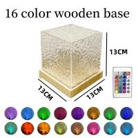 Proyector De Ondas De Agua Dinámico Y Luz Nocturna Con Lámpara De Cristal De Llama En 16 Colores Para Sala De Estar Estudio Dormitorio Luz Rotatoria - details 10