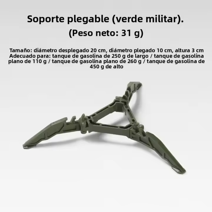Soporte Plegable Para Tanque De Gas De Camping Tripode De Almacenamiento De Tanque De Gas Anti Desbaste Base De Inclinación Prevenção Plástico Para Estufa Al Aire Libre - 1
