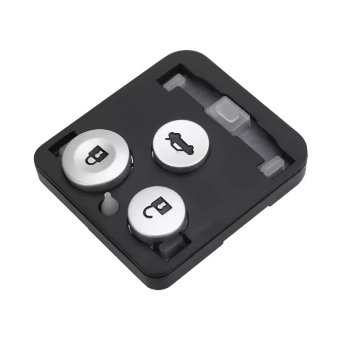 Carcasa De Llave De Coche Honda Civic Accord Jazz CRV Con 3 Botones Fob De Piel De Gato Mejora Para Llaves De Coche - 1