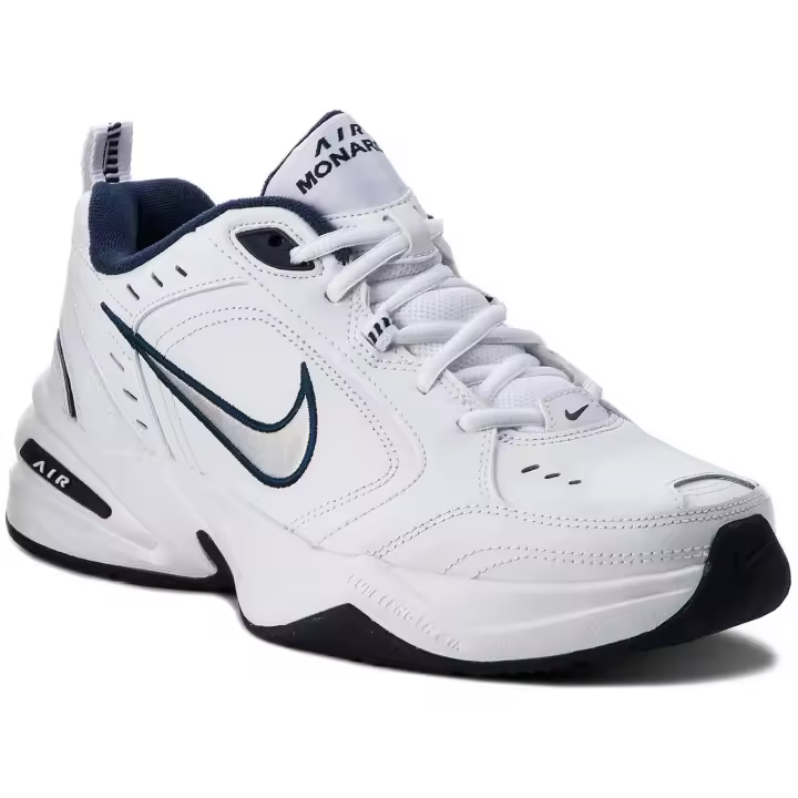 Zapatillas Nike Air Monarch Iv Blancas Plateado 415445-102 Casual Hombre - 1