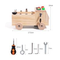 Juguete De Educar Montessori Para Niños Tablero Ocupado Con Interruptor De Madera LED Juego De Herramientas Con Tornillos Y Juntas Educativo Para Edad Preescolar - details 1